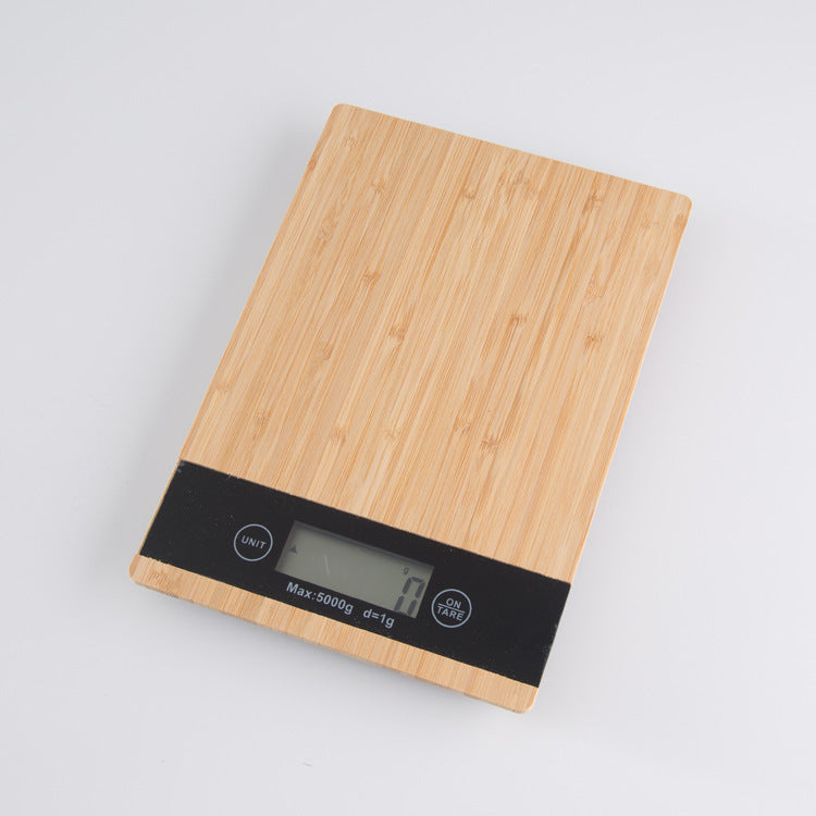 Köksvåg med bambupanel